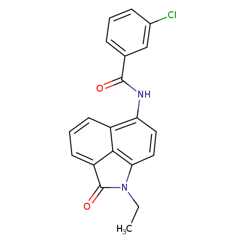 3-chloro-N-{2-ethyl-3-oxo-2-azatricyclo[6.3.1.0^{4,12}]dodeca-1(11),4(12),5,7,9-pentaen-9-yl}benzamide
