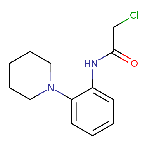 2-chloro-N-[2-(piperidin-1-yl)phenyl]acetamide