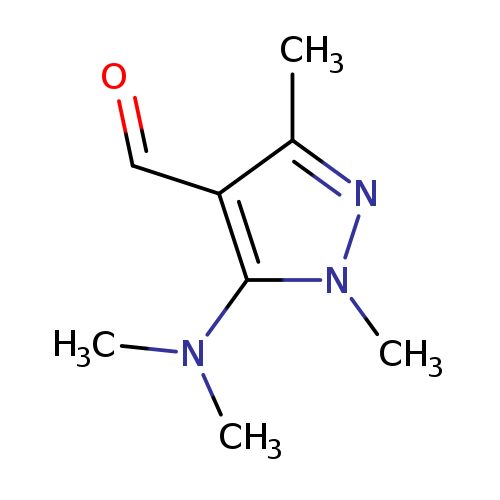 5-(dimethylamino)-1,3-dimethyl-1H-pyrazole-4-carbaldehyde