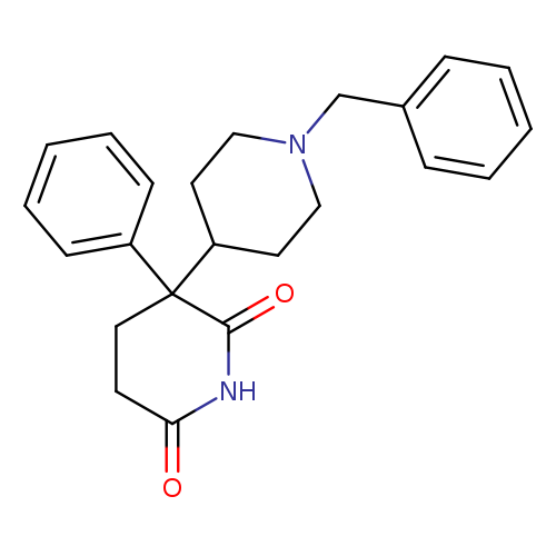 2-[1-BENZYL-4-PIPERIDYL]-2-PHENYLGLUTARIMIDE