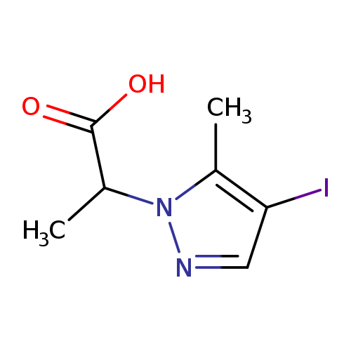 2-(4-Iodo-5-methyl-1H-pyrazol-1-yl)propanoic acid