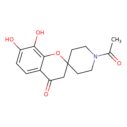 1'-Acetyl-7,8-dihydroxyspiro[chromene-2,4'-piperidin]-4(3h)-one