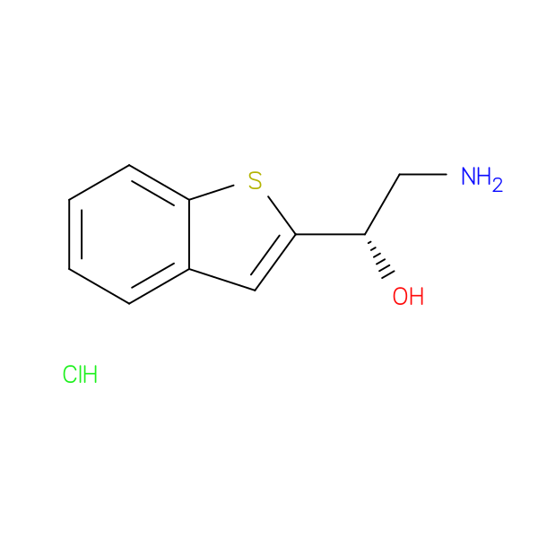 (1S)-2-amino-1-(1-benzothiophen-2-yl)ethan-1-ol hydrochloride