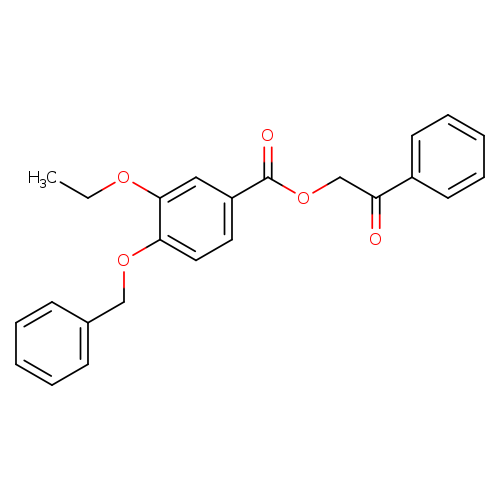 2-oxo-2-phenylethyl 4-(benzyloxy)-3-ethoxybenzoate