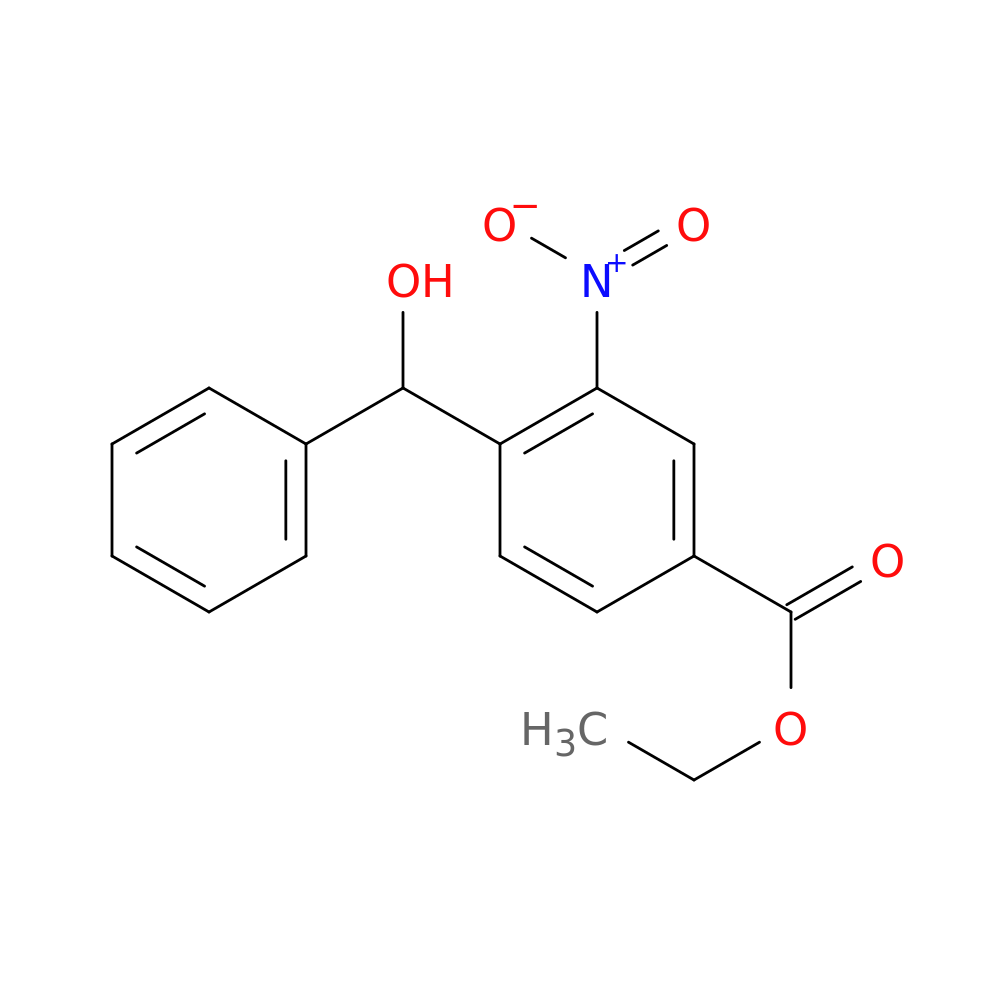 ethyl 4-[hydroxy(phenyl)methyl]-3-nitrobenzoate