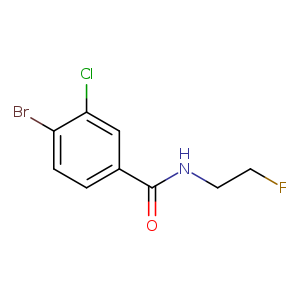 4-Bromo-3-chloro-N-(2-fluoroethyl)benzamide