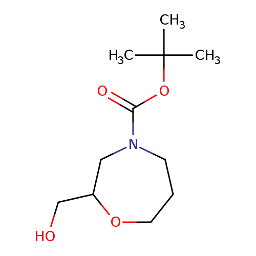 1,4-Oxazepine-4(5H)-carboxylic acid, tetrahydro-2-(hydroxymethyl)-, 1,1-dimethylethyl ester