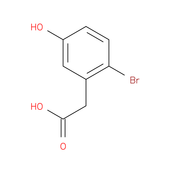 2-(2-bromo-5-hydroxyphenyl)acetic acid