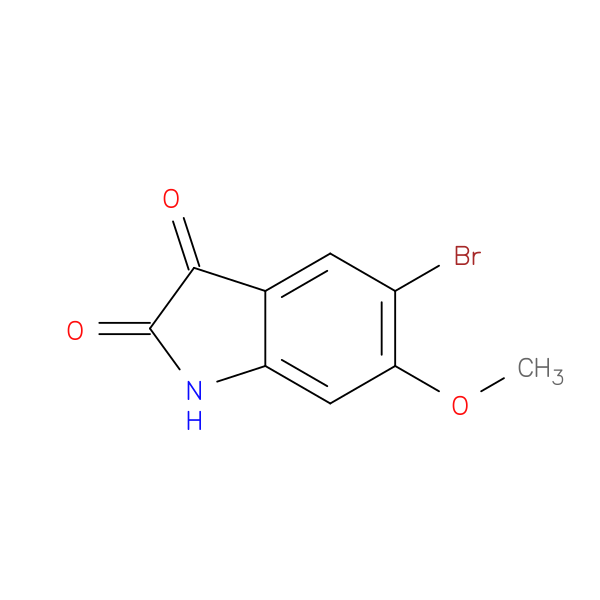 5-Bromo-6-methoxyindoline-2,3-dione