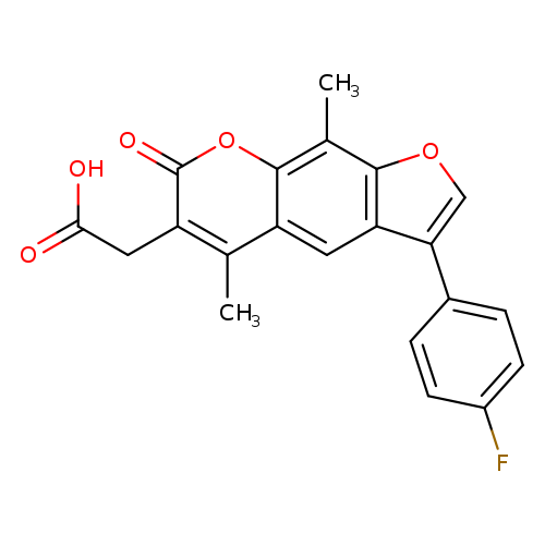 [3-(4-Fluorophenyl)-5,9-dimethyl-7-oxo-7h-furo[3,2-g]chromen-6-yl]acetic acid