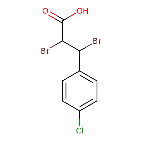 Benzenepropanoic acid, α,β-dibromo-4-chloro-
