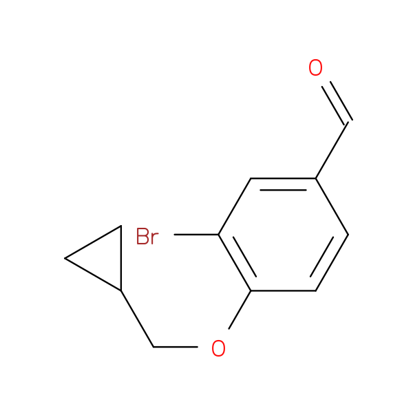 3-Bromo-4-(cyclopropylmethoxy)benzaldehyde