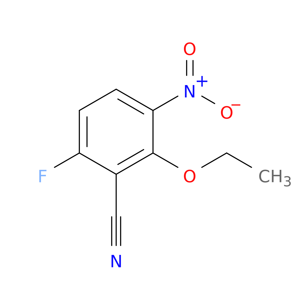 2-ethoxy-6-fluoro-3-nitrobenzonitrile