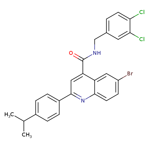 6-bromo-N-(3,4-dichlorobenzyl)-2-(4-isopropylphenyl)-4-quinolinecarboxamide