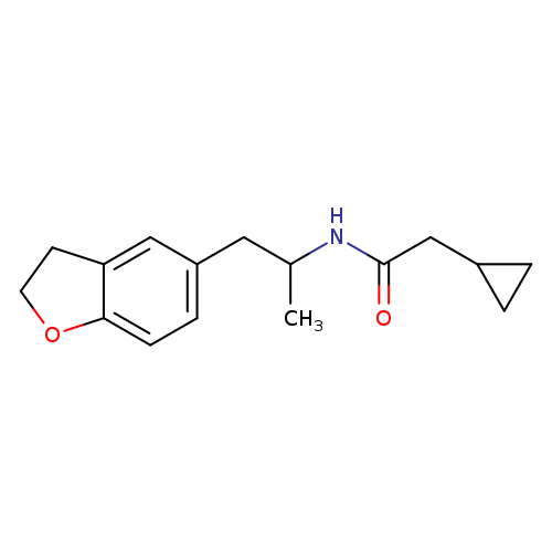 2-cyclopropyl-N-[1-(2,3-dihydro-1-benzofuran-5-yl)propan-2-yl]acetamide
