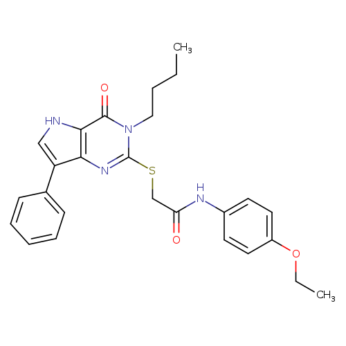 2-({3-butyl-4-oxo-7-phenyl-3H,4H,5H-pyrrolo[3,2-d]pyrimidin-2-yl}sulfanyl)-N-(4-ethoxyphenyl)acetamide