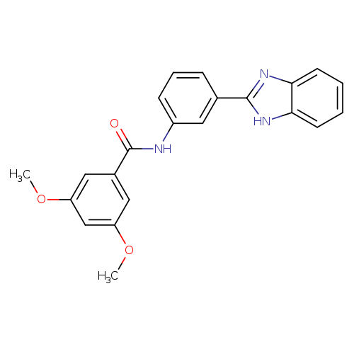 N-[3-(1H-1,3-benzodiazol-2-yl)phenyl]-3,5-dimethoxybenzamide