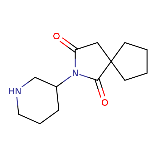 2-(piperidin-3-yl)-2-azaspiro[4.4]nonane-1,3-dione