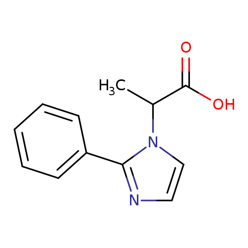 2-(2-phenyl-1H-imidazol-1-yl)propanoic acid