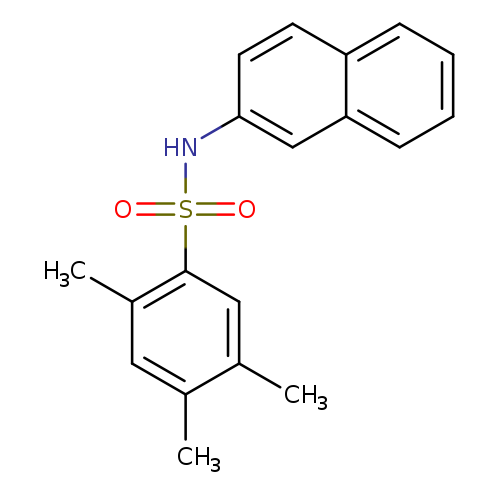 2,4,5-trimethyl-N-(naphthalen-2-yl)benzene-1-sulfonamide