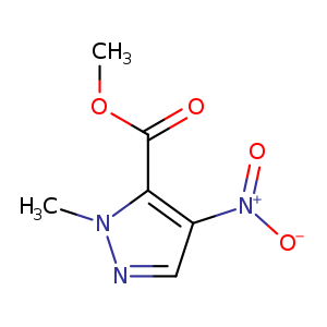 1H-Pyrazole-5-carboxylic acid, 1-methyl-4-nitro-, methyl ester