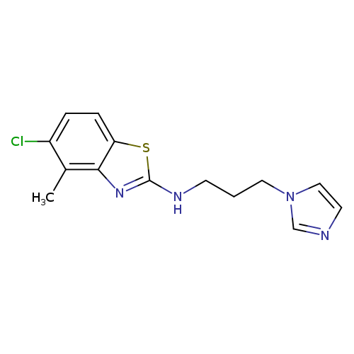 N-(3-(1H-Imidazol-1-yl)propyl)-5-chloro-4-methylbenzo[d]thiazol-2-amine