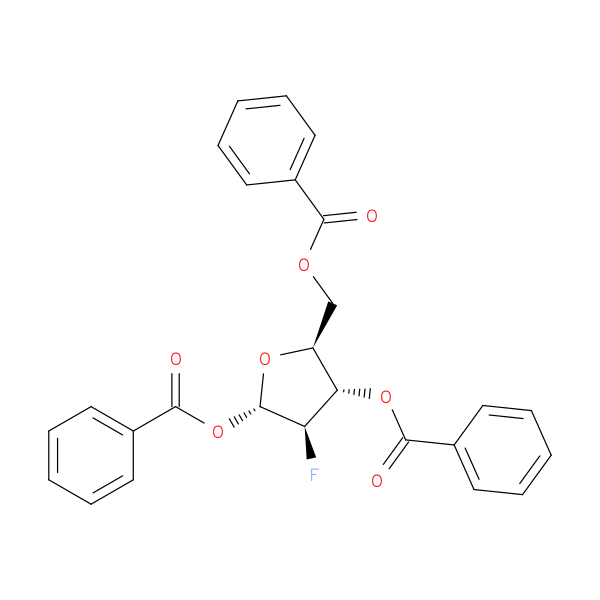1,3,5-Tri-O-benzoyl-2-deoxy-2-fluoro-alpha-L-arabinofuranose