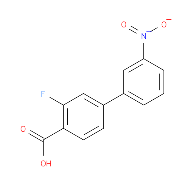 2-Fluoro-4-(3-nitrophenyl)benzoic acid