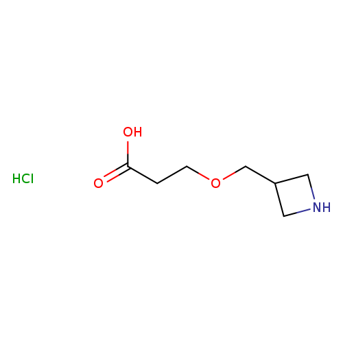 3-[(azetidin-3-yl)methoxy]propanoic acid hydrochloride