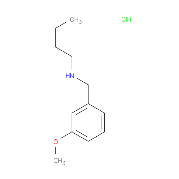 N-(3-methoxybenzyl)-1-butanamine hydrochloride