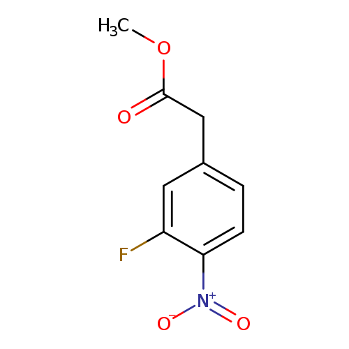 Benzeneacetic acid, 3-fluoro-4-nitro-, methyl ester