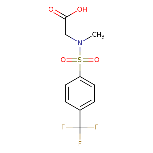 2-[N-methyl4-(trifluoromethyl)benzenesulfonamido]acetic acid