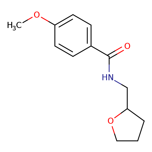 4-methoxy-N-[(oxolan-2-yl)methyl]benzamide