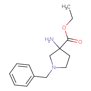 Ethyl 3-amino-1-benzylpyrrolidine-3-carboxylate