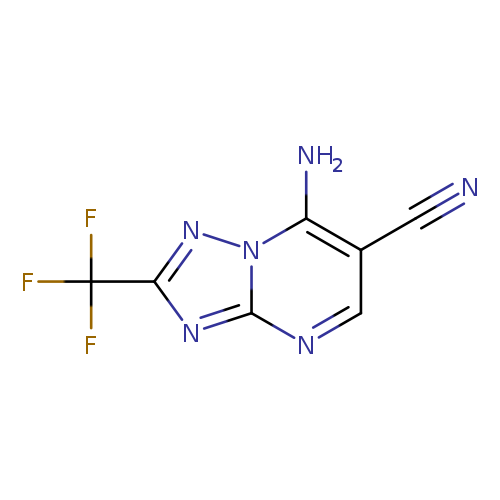 7-Amino-2-(trifluoromethyl)[1,2,4]triazolo[1,5-a]pyrimidine-6-carbonitrile