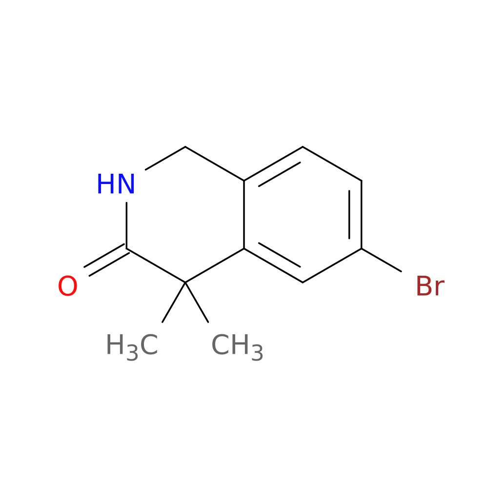 6-Bromo-4,4-dimethyl-1,4-dihydroisoquinolin-3(2H)-one