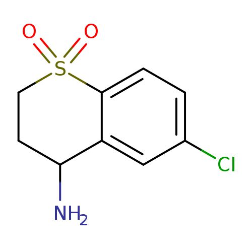 4-amino-6-chloro-3,4-dihydro-2H-1lambda6-benzothiopyran-1,1-dione