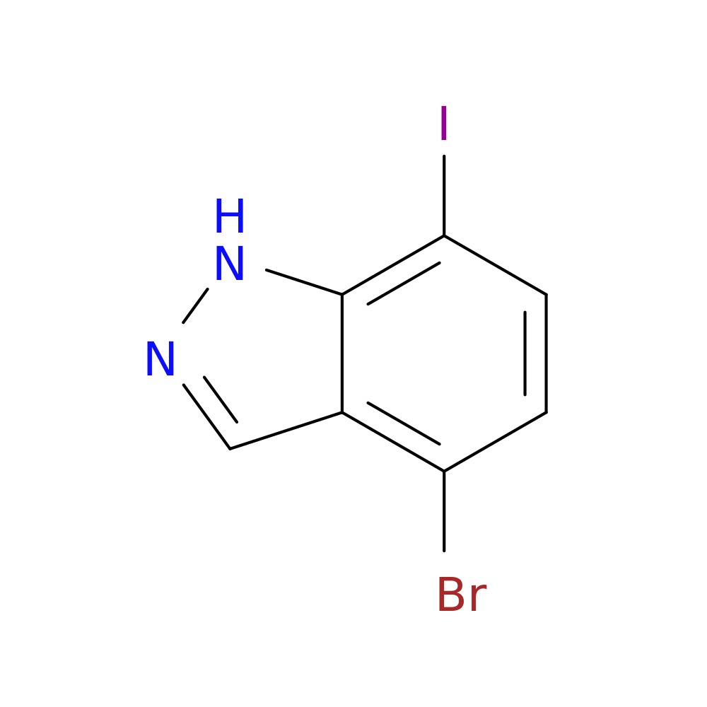 4-Bromo-7-iodo-1H-indazole