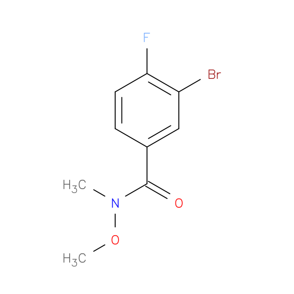 3-Bromo-4-fluoro-N-methoxy-N-methylbenzamide