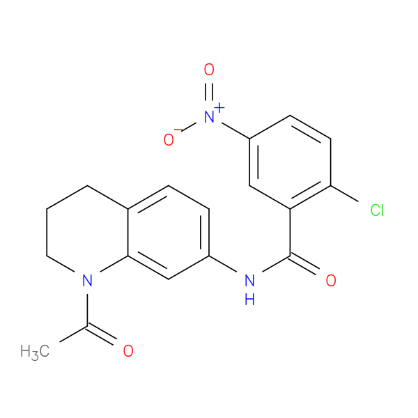 N-(1-acetyl-1,2,3,4-tetrahydroquinolin-7-yl)-2-chloro-5-nitrobenzamide