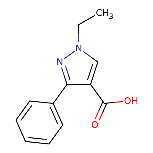 1-ethyl-3-phenyl-1H-pyrazole-4-carboxylic acid