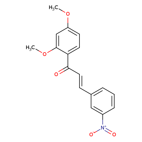 (2E)-1-(2,4-dimethoxyphenyl)-3-(3-nitrophenyl)prop-2-en-1-one