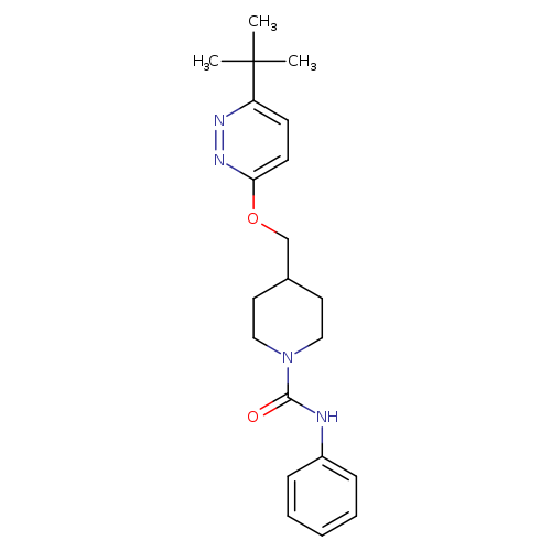 4-{[(6-tert-butylpyridazin-3-yl)oxy]methyl}-N-phenylpiperidine-1-carboxamide