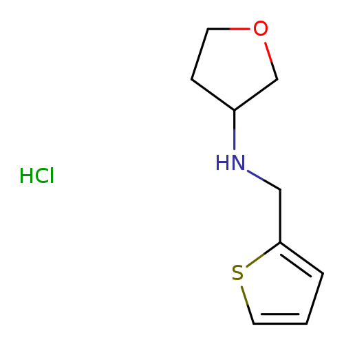 N-[(thiophen-2-yl)methyl]oxolan-3-amine hydrochloride