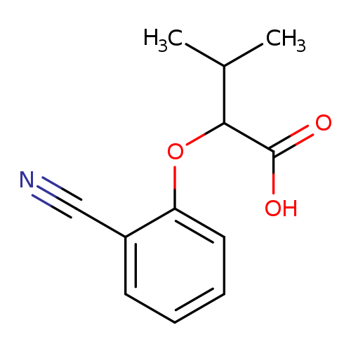 2-(2-cyanophenoxy)-3-methylbutanoic acid