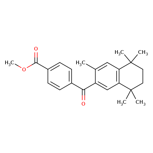 METHYL 4-[(5,6,7,8-TETRAHYDRO-3,5,5,8,8-PENTAMETHYL-2-NAPHTHALENYL)CARBONYL]BENZOATE