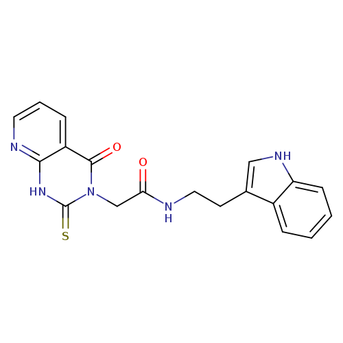 N-[2-(1H-indol-3-yl)ethyl]-2-{4-oxo-2-sulfanylidene-1H,2H,3H,4H-pyrido[2,3-d]pyrimidin-3-yl}acetamide