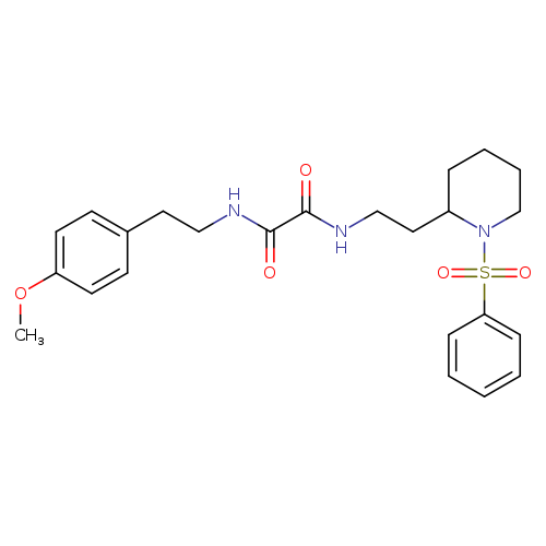 N-{2-[1-(benzenesulfonyl)piperidin-2-yl]ethyl}-N'-[2-(4-methoxyphenyl)ethyl]ethanediamide