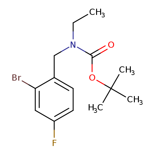tert-Butyl 2-bromo-4-fluorobenzyl(ethyl)carbamate