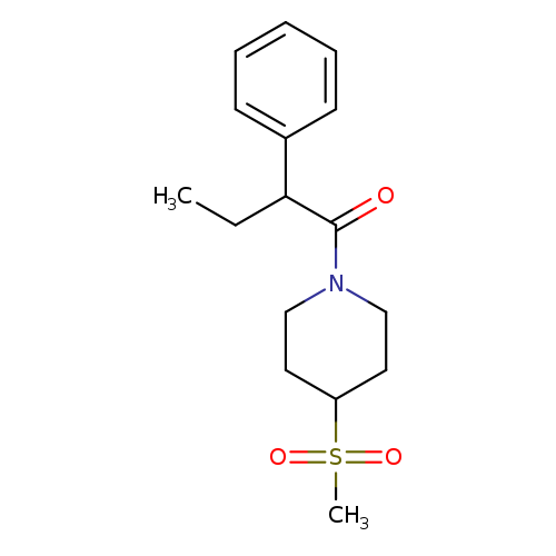 1-(4-methanesulfonylpiperidin-1-yl)-2-phenylbutan-1-one